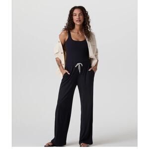 Vuori Black The Poe Scoop Jumpsuit medium